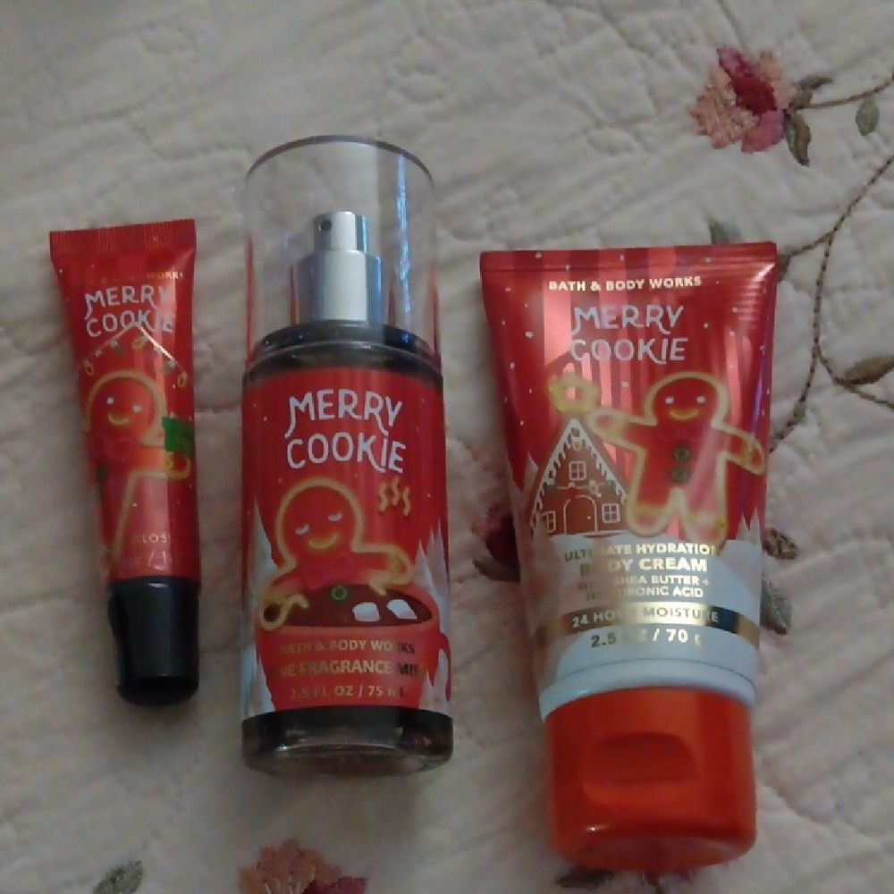 Bath & Body Works Merry Cookie Trio Set